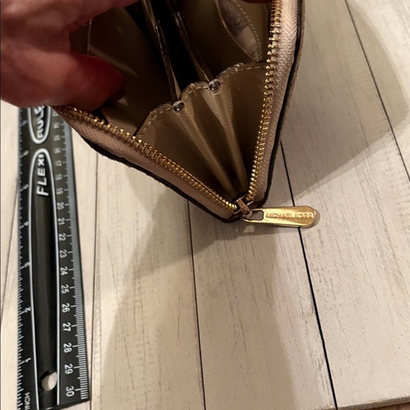 Michael Kors Brown Snakeskin Wristlet Clutch - Picture 9 of 9